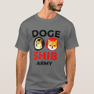 Camiseta DOGE SHIB Army Dogecoin Shiba Inu Coin Crypto