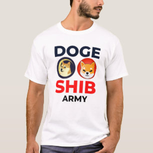 Camiseta DOGE SHIB Army — Dogecoin Shiba Inu Coin Crypto M