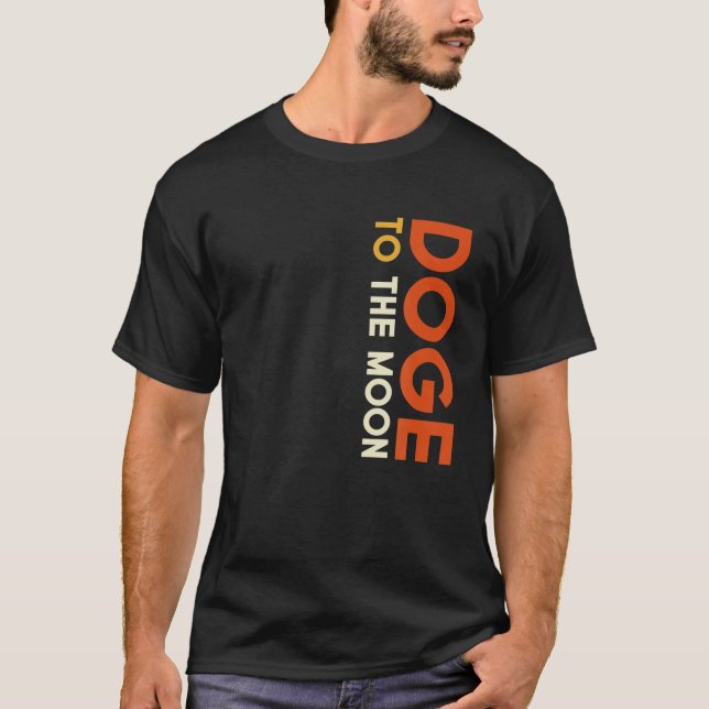 Camiseta Doge To The Moon Funny Idea Meme HODL Dogecoin Tra (Anverso)