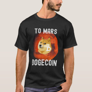 Camiseta Dogecografía A Marte Gracioso Crypto Doge Coin Dog