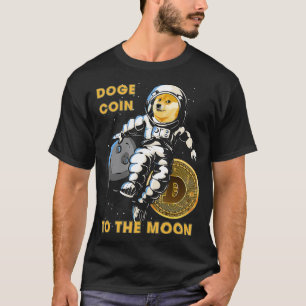 Camiseta Dogecoin a la luna Crypto Funny Doge Coin