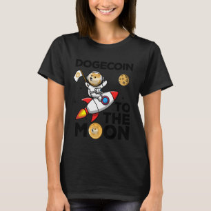 Camiseta Dogecoin a La Luna Divertida Moneda Doge HODL Crip
