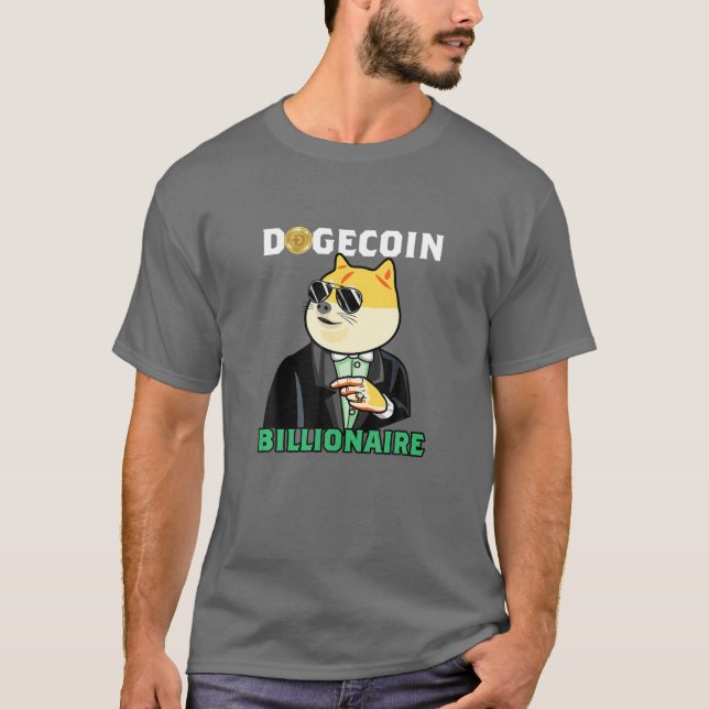 Camiseta Dogecoin Billionaire (Anverso)