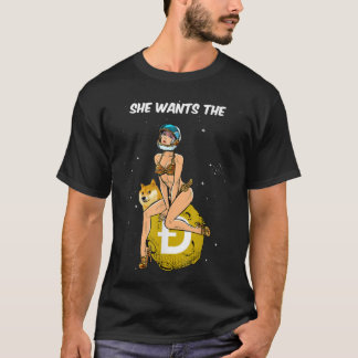 Camiseta Dogecoin Crypto Coin Quiere La D