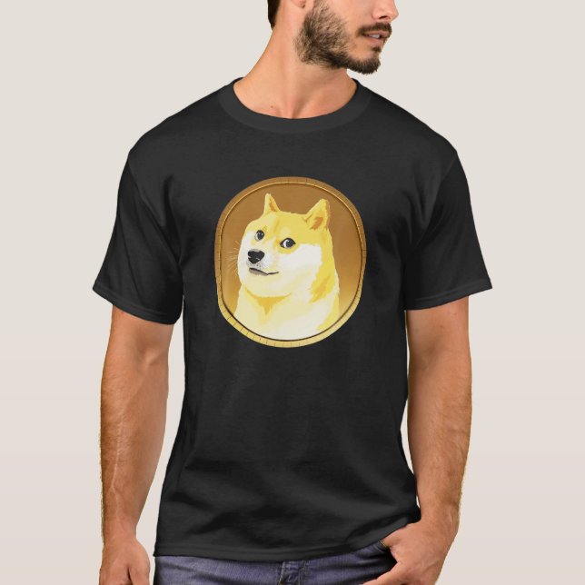 Camiseta Dogecoin Crypto Doge Mucha Moneda (Anverso)