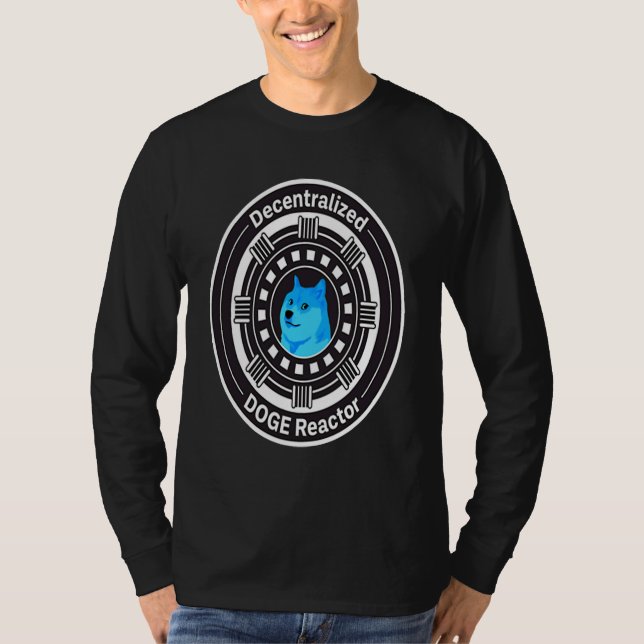 Camiseta Dogecoin Crypto Reactor DOGE to the Moon (Anverso)