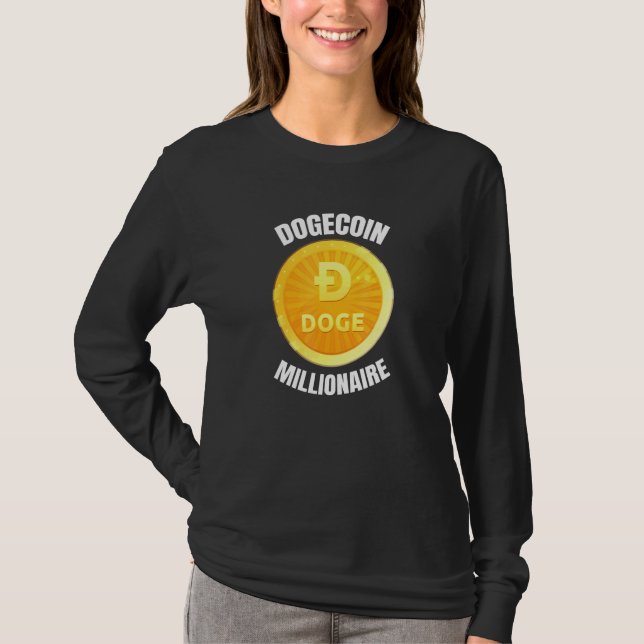 Camiseta Dogecoin Cryptocurrency Tee Doge todo el tiempo al (Anverso)