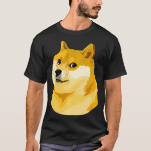 Camiseta Dogecoin Dog Head Blockchain Shiba Inu Cryptocurre
