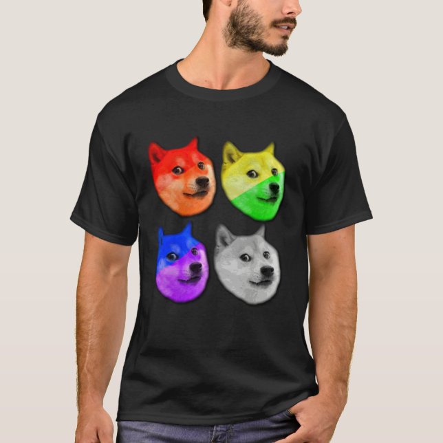 Camiseta Dogecoin Doge Hodl Cripto Meme  DoGZilla S Inu (Anverso)