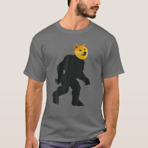 Camiseta Dogecoin Doge HODL Sasquatch Meme Funny Dogezilla