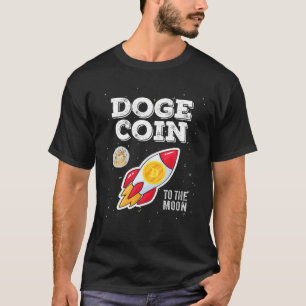 Camiseta Dogecoin Doge HODL To The Moon Funny Crypto Meme