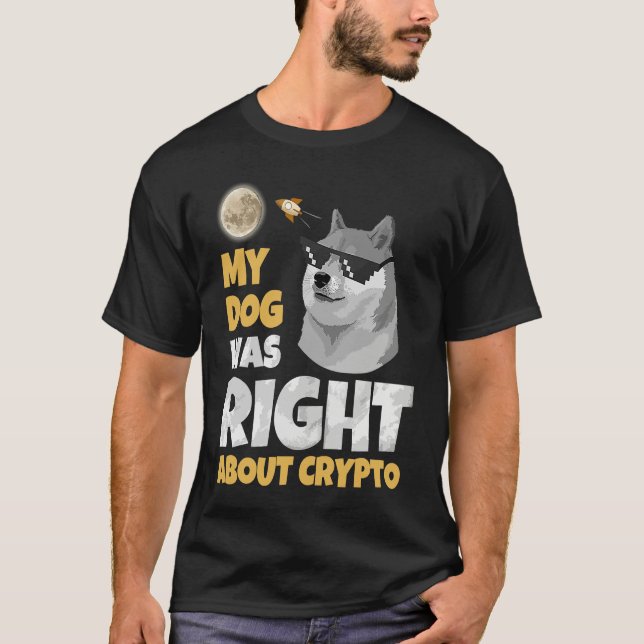 Camiseta Dogecoin  Dogecoin Coin Doge Crypto Men Women (Anverso)