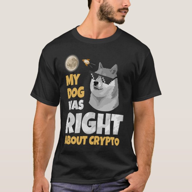 Camiseta Dogecoin Dogecoin Coin Dosis Cripto Hombres Mujere (Anverso)