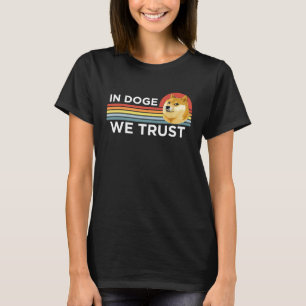 Camiseta Dogecoin En Doge Confiamos Moneda Criptográfica Pe