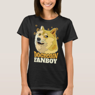 Camiseta Dogecoin Fanboy Doge and Crypto