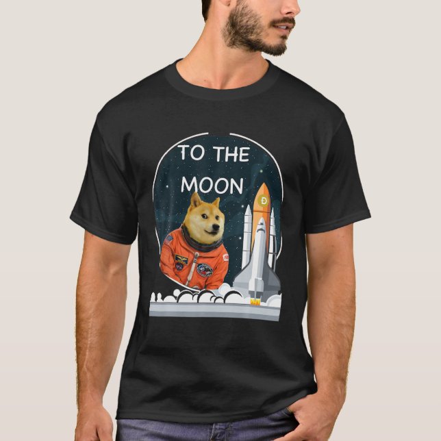 Camiseta Dogecoin Guay Para Hombres Para Mujeres Gire Doge  (Anverso)