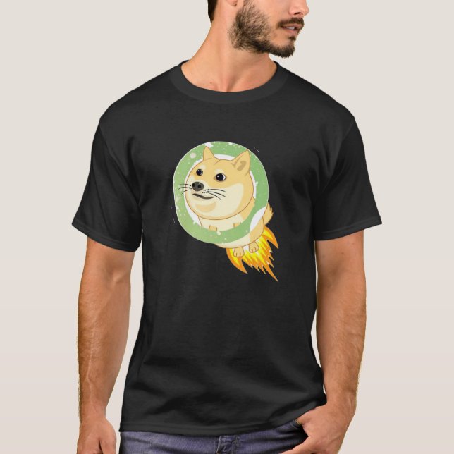 Camiseta Dogecoin Shert To The Moon Coin Doge Men Women (Anverso)