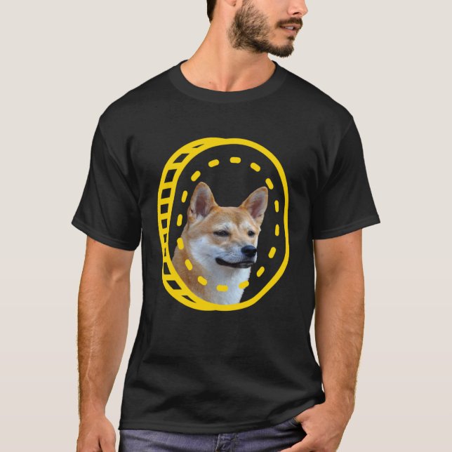 Camiseta Dogecoin Shiba Inu Cryptocurrency (Anverso)