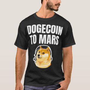 Camiseta Dogecoin To Mars Sostenen Meme Gracioso