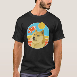 Camiseta Dogecoin Vintage Crypto Dog
