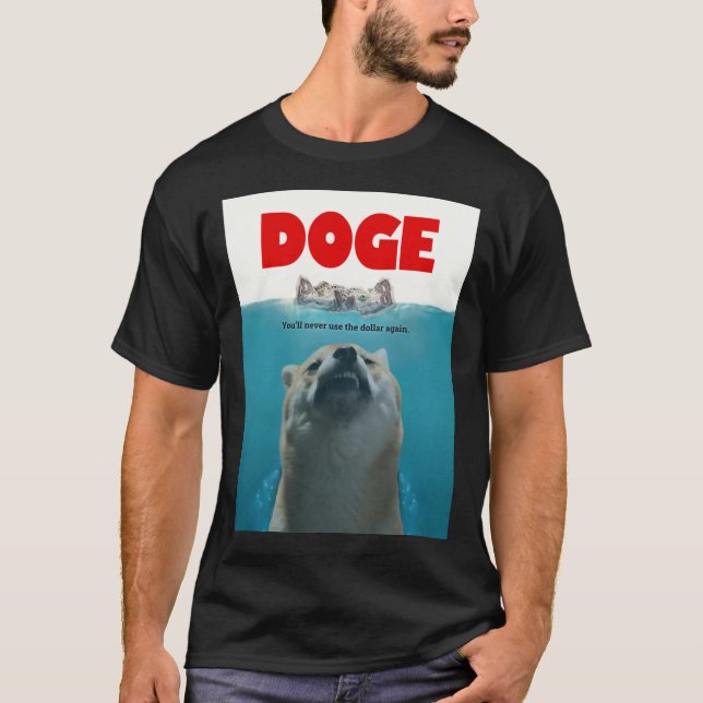 Camiseta Dogecoin Yolo de Elon Musk tuitea sobre Doge Class (Anverso)