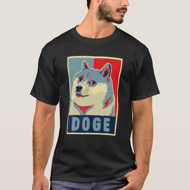 Camiseta Dogecoína A La Luna (Anverso)