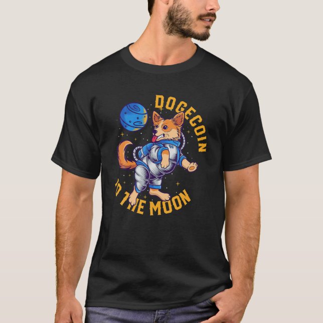 Camiseta Dogecoína A La Moneda Meme De La Moneda De La Crip (Anverso)