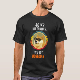 Camiseta Dogecoína Al Perro De La Luna Cryptocurrency Meme 