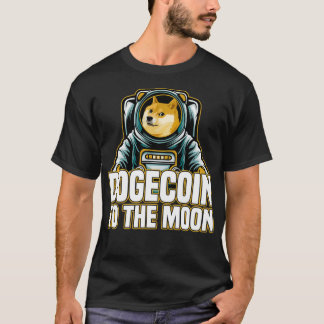 Camiseta Dogecoína Al Pullover De La Luna
