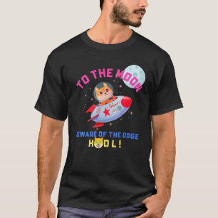 Camiseta Dogecoína Al Tee De La Luna, Crypto De La Moneda D