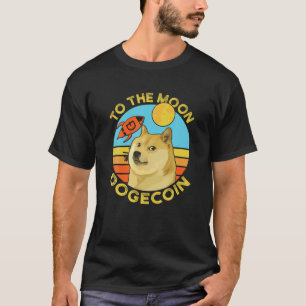 Camiseta Dogecoína, Cripto, Al Perro De La Luna, Hodl, Shib