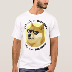 Camiseta Dogecoína Crypto del mercado accionario futuro de 