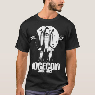 Camiseta Dogecoína desde 2013 Moon HODL Criptocurrency Astr