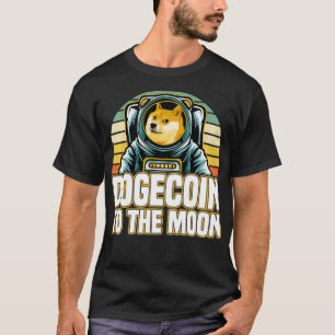 Camiseta Dogecoína Retro Al Pullover De La Luna