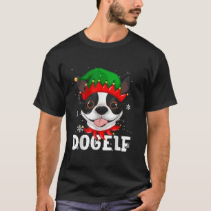 Camiseta Dogeler Boston Terrier Dog Navidades feos y gracio