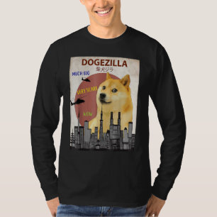 Camiseta Dogezilla T- Graciosos memes de perros Shiba Inu P