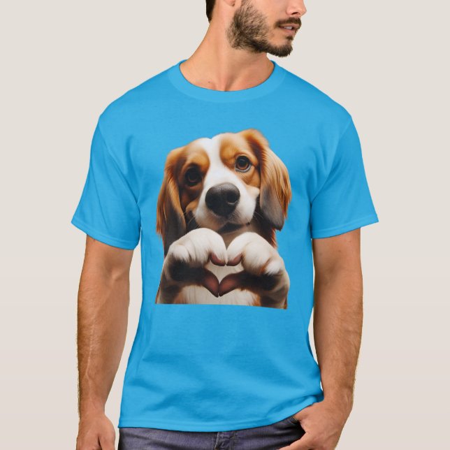 Camiseta DOGGIE Heart (Anverso)