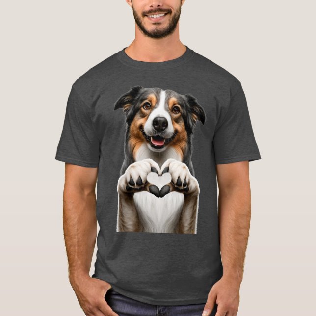 Camiseta DOGGIE Heart (Anverso)