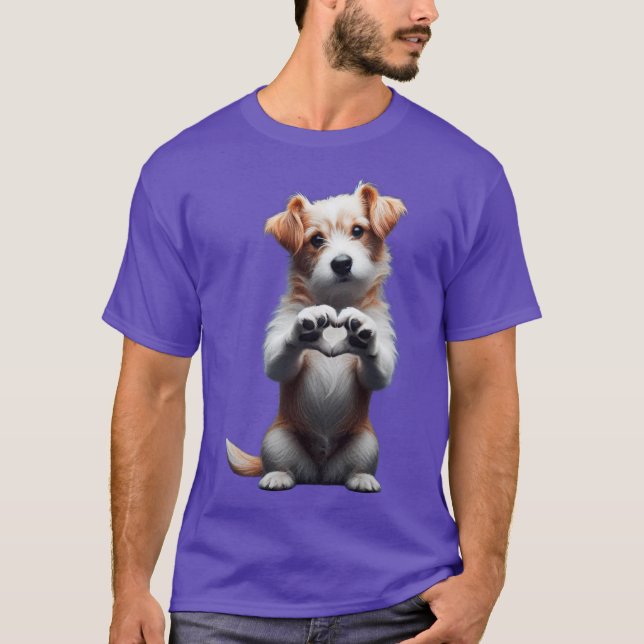 Camiseta DOGGIE Heart (Anverso)