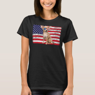 Camiseta Doggie Usa Dueño De Perro Usa Chihuahua Bandera Es