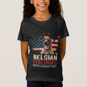 Camiseta Doggie USA Dueño de Perro USA Lover Belga Malinois