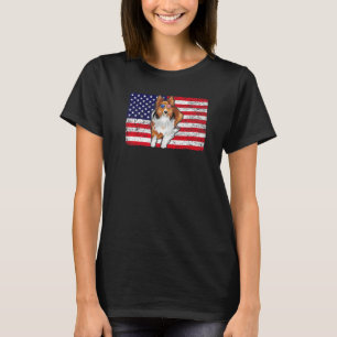 Camiseta Doggie Usa Dueño De Perro Usa Shetland Sheepdog Us