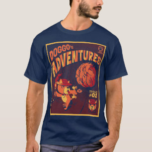 Camiseta Doggo Adventures por Tobe Fonseca