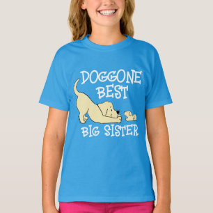 Camiseta Doggone Mejor Gran Hermana Cute Parentela