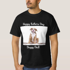Camiseta Doggy Dad | Día del padre | Foto Personalizado | C