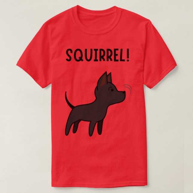 Camiseta Doggy squirrel (Diseño del anverso)