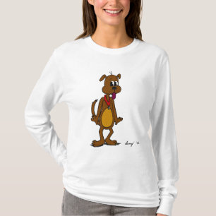 Camiseta Doggy Toon Womens Hoooed Sweatshirt