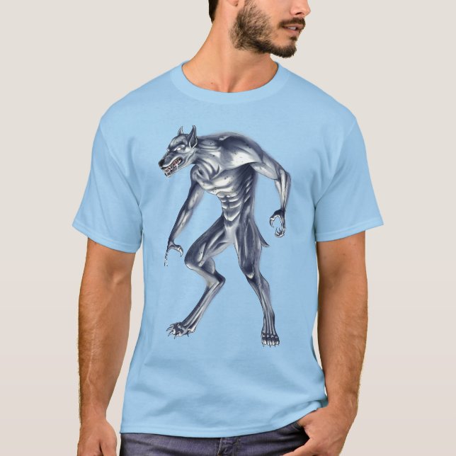 Camiseta Dogman Cryptid Bebe (Anverso)