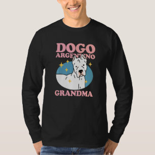 Camiseta Dogo Argentino Abuela Dueña de Perro Dogo Argentin