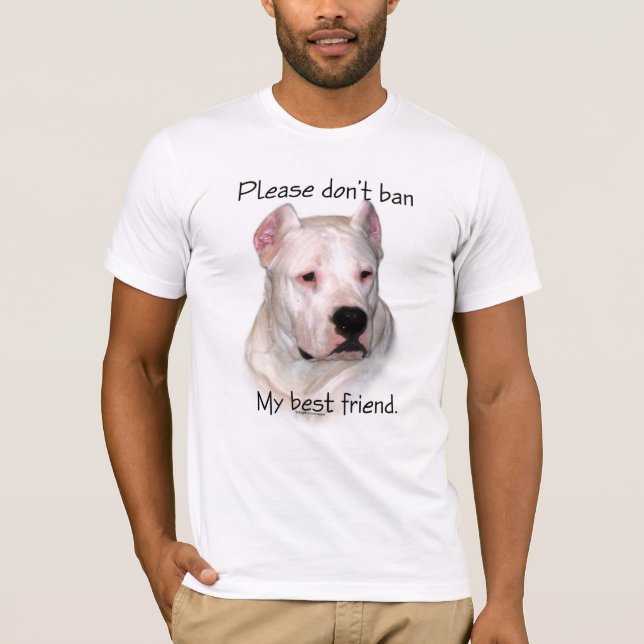 Camiseta Dogo Argentino Anti-BSL (Anverso)